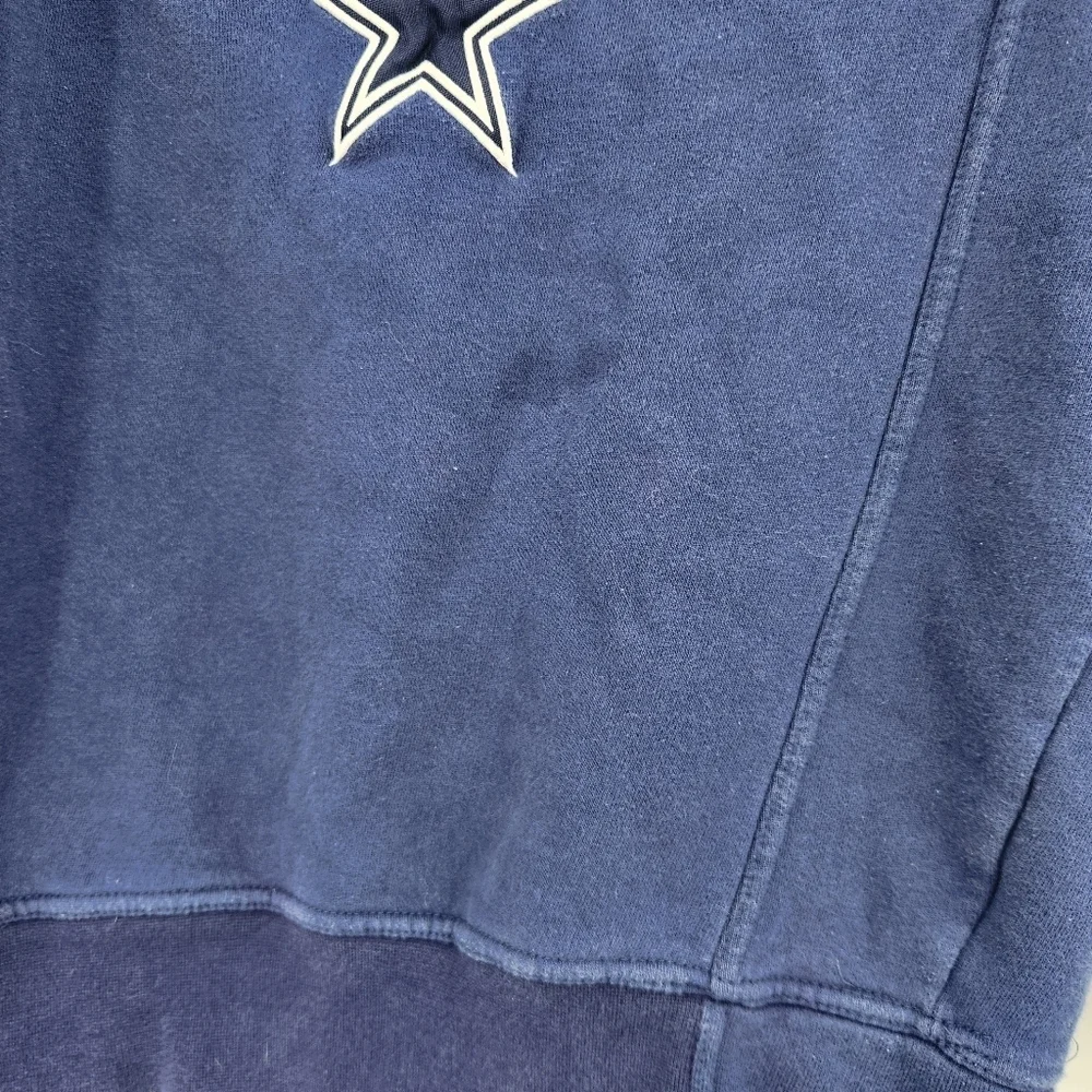 NFL Dallas Cowboys Kids Sweatshirt Size Large Navy Long Sleeve Crewneck